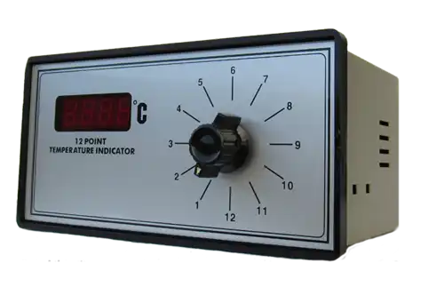Multy channel temperature indicator