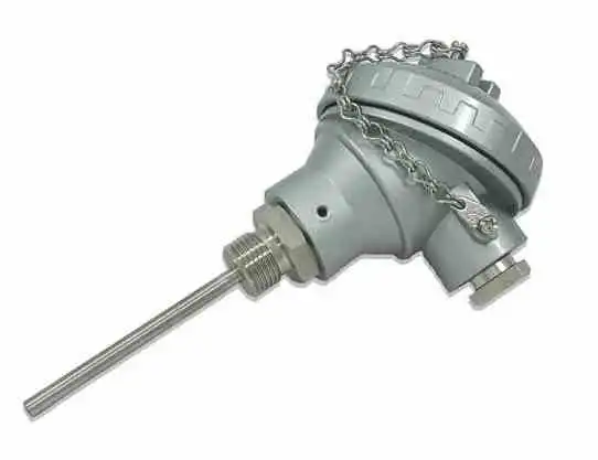 Mineral Insulated Thermocouple with Standard Head and Process Fitting 