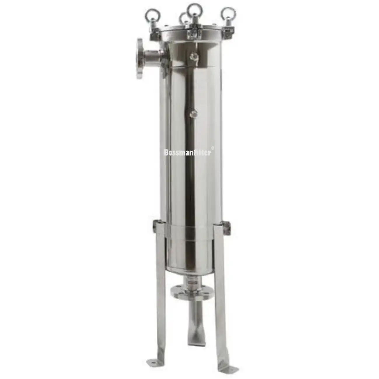 single bag filter housing